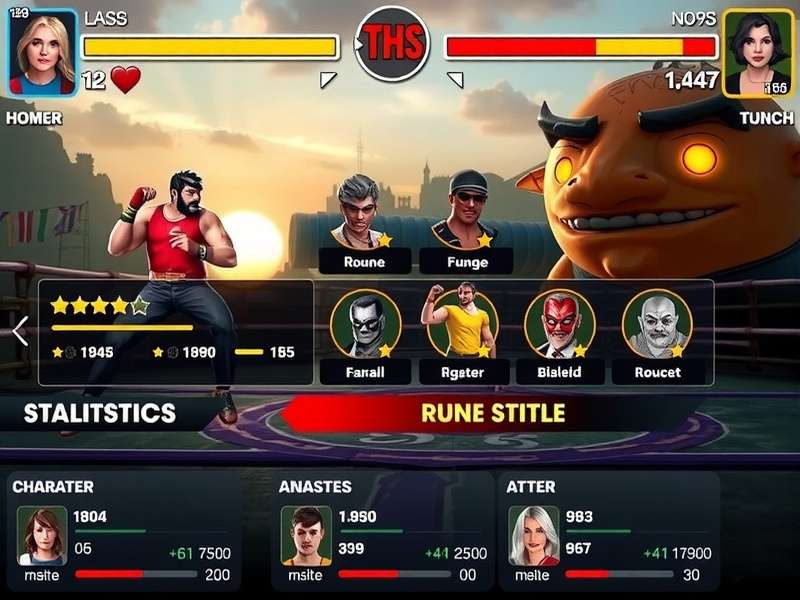 Pune Glorious Fighter character customization screen